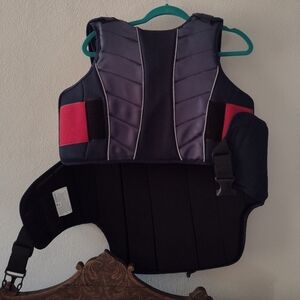 Women's Black and Red Protective Vest